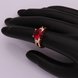 Wholesale Fashion gold ring Charm red Round cz zircon Jewelry Luxury Gold jewelry wholesale 18K Finger Rings For women wedding jewelry TGCZR431 2 small