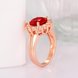 Wholesale Classical luxury Rings for Women Wedding Engagement Ring big Zircon Diamond Ring rose gold Fine Jewelry TGCZR440 1 small