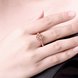 Wholesale Fashion Romantic Rose Gold Plated champagne CZ Ring nobility Luxury Ladies Party engagement jewelry Best Mother's Gift TGCZR018 4 small
