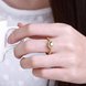 Wholesale Classic 24k Gold Water Drop Green CZ Ring for women Multi-Color Jewelry Rings Wedding Valentine's Day Gift TGCZR312 4 small