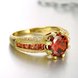 Wholesale Fashion vintage Exquisite big Red Zircon Women's Engagement Wedding Ring Classic Gothic Style Women's Jewelry TGCZR446 1 small