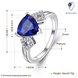 Wholesale jewelry from China Trendy Platinum Ring heart shape Sapphire Zircon for Women Fine Jewelry Wedding Party Gifts TGCZR469 0 small