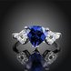 Wholesale jewelry from China Trendy Platinum Ring heart shape Sapphire Zircon for Women Fine Jewelry Wedding Party Gifts TGCZR469 1 small