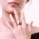 Wholesale jewelry from China Trendy Platinum Ring heart shape Sapphire Zircon for Women Fine Jewelry Wedding Party Gifts TGCZR469 4 small