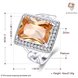 Wholesale Classic Platinum Square Large champagne Gem Rings Bohemian Style Wedding Ring for Women Party Engagement Jewelry  TGCZR041 0 small