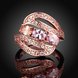 Wholesale Unique Design Top Sale Rose Gold hollow rings Color Colorful AAA Zircon Wedding bijoux Flower Rings Jewelry For Women Gift Party TGCZR132 1 small