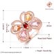 Wholesale Unique Design Top Sale Rose Gold butterfly rings Color Colorful AAA Zircon Wedding bijoux Rings Jewelry For Women Gift Party TGCZR133 3 small