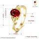 Wholesale Classic 24K Gold Plated for women Jewelry Accessories Oval shaped Zircon Gemstones Rings for Wedding Engagement TGCZR186 1 small