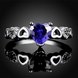 Wholesale jewelry from China Trendy Platinum Ring heart shape Sapphire Zircon for Women Fine Jewelry Wedding Party Gifts TGCZR385 1 small