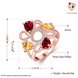 Wholesale Luxury Flower Design multicolor Crystal Jewelry Rings For Women Creative rose Gold Color Wedding Anniversary Jewelry TGCZR402 0 small