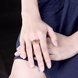 Wholesale Bohemia Rose Gold Geometric hollow champagne CZ Ring  Engagement Wedding Rings Large Fashion jewelry TGCZR072 2 small