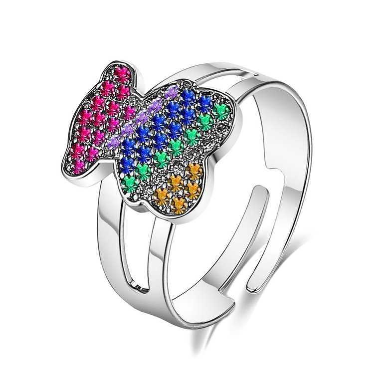 Wholesale Cheap Fashion pop color bear love ring from GPR086 2