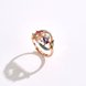 Wholesale Cheap Fashion copper four-color inlaid Butterfly Ring from china GPR089 0 small