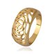 Wholesale Bohemia  style Women's Fashion Romantic Gold Flower Rings Hollowed Round Engagement Finger Ring Wedding Bands Vintage Jewelry TGGPR031 3 small