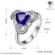 Wholesale Classic Platinum Geometric Multicolor CZ Ring For Women Party Wedding Jewelry Drop Shipping TGGPR158 1 small
