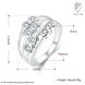 Wholesale Hot Trendy Wedding jewelry Romantic Platinum Round White CZ Ring   TGGPR128 4 small