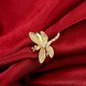 Wholesale Trendy 24K Gold Romantic Beautiful Lovely Dragonfly Insect  White CZ Ring TGGPR020 2 small