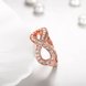 Wholesale Hot sale Jewelry Infinity 8 Symbol Trendy Titanium Geometric White Crystal Ring TGGPR135 2 small