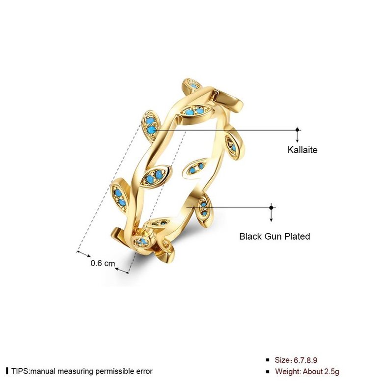 Wholesale Fashion vintage branches and leaves shape High Quality Natural Turquoise Rings for Women Trendy Jewelry Gifts TGNSR021 3