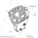 Wholesale Trendy 925 Sterling Silver Sparkling Ring Classic square CZ Finger Rings Engagement Fashion Wedding Jewelry wholesale TGSLR048 0 small