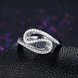Wholesale jewelry China 925 Sterling Silver Rings Special Design Charm Rings For Women With Full Shiny CZ Crystal Jewelry TGSLR057 3 small