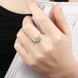 Wholesale 925 Sterling Silver Round Shape Radiant Elegance, Clear AAA CZ Crystal Flower Finger Rings for Women ANNIVERSARY wedding jewelry TGSLR064 4 small