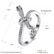 Wholesale Trendy 925 Sterling Silver Geometric CZ knot finger Ring for Women Girls Best Birthday Gift Zircon jewelry TGSLR072 0 small