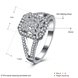 Wholesale Popular 925 Sterling Silver square CZ Ring Sparkling Ring Classic Finger Rings Engagement Fashion Wedding Jewelry TGSLR076 0 small