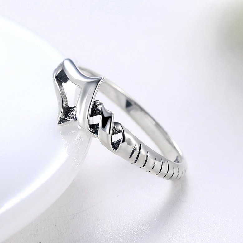 Wholesale Hot Sale 100% 925 Sterling Silver Rings popular arrow lucky Rings For Women Jewelry Making free shipping TGSLR038 3