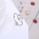Wholesale Lose money promotion hot sell shiny zircon 925 sterling silver finger wedding rings for women jewelry wholesale gift TGSLR193 3 small