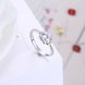 Wholesale Lose money promotion hot sell shiny zircon 925 sterling silver finger wedding rings for women jewelry wholesale gift TGSLR194 3 small