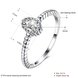 Wholesale Lose money promotion hot sell shiny zircon 925 sterling silver finger wedding rings for women jewelry wholesale gift TGSLR123 1 small