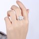 Wholesale Luxury Brand Fashion Bridal Set Ring for Women Wedding/Engagement Rings Inlaid With AAA Zircon Crystal fashion jewelry wholesale TGSPR496 4 small