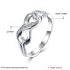 Wholesale Exquisite White 8 shape Infinity Rings For Women Wedding Engagement Promise Ring Jewelry Valentine's Day Gifts For Her TGSPR510 0 small