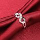 Wholesale Exquisite White 8 shape Infinity Rings For Women Wedding Engagement Promise Ring Jewelry Valentine's Day Gifts For Her TGSPR510 2 small