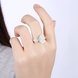 Wholesale Hot selling Mother's Day Gift Fashion Love Heart zircon Rings For Women Wedding Fine Jewelry TGSPR516 4 small