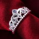 Wholesale Fashion Luxury  Zircon Crown Ring for Women Bride Engagement Wedding Ring SPR564 3 small