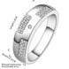 Wholesale New Creative Silver Plated Round Cubic Zirconia Ring for Women Bride Engagement Wedding Ring SPR566 0 small