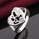 Wholesale Classic Silver Plated Heart Zircon Ring  Heart Shaped Wedding Ring for Unisex SPR576 2 small