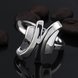 Wholesale New Creative Classic Silver Plated ring New Fashion Women Ring Finger Jewelry for Unisex SPR578 2 small
