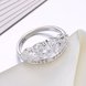 Wholesale Fashion Luxury Zircon Crown Ring for Women Bride Engagement Wedding ring SPR587 1 small