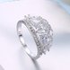 Wholesale Fashion Luxury Zircon Crown Ring for Women Bride Engagement Wedding ring SPR587 2 small