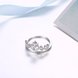 Wholesale Fashion Luxury Zircon Crown Ring for Women Bride Engagement Wedding jewery SPR588 2 small