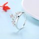 Wholesale Fashion Luxury Zircon Crown Ring for Women Bride Engagement Wedding jewery SPR588 3 small