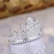 Wholesale Fashion Luxury Zircon Crown Ring for Women Bride Engagement Wedding jewelry SPR590 3 small