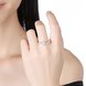 Wholesale Fashion Elegant Design Silver Plated ablaze Zircon classic Ring for Women wedding jewelry SPR593 0 small