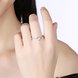 Wholesale Exquisite Fashion Design Silver Plated ablaze Zircon Ring for Women Wedding finger jewelry SPR596 0 small