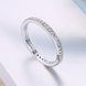 Wholesale Exquisite Fashion Design Silver Plated ablaze Zircon Ring for Women Wedding jewelry SPR597 2 small