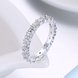 Wholesale Fashion Elegant Design Silver Plated ablaze Zircon Ring for Women Bride Engagement Wedding jewelry SPR602 1 small