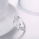 Wholesale Fashion Elegant Design Silver Plated Heart Shaped Ring for Women wedding jewelry SPR603 2 small